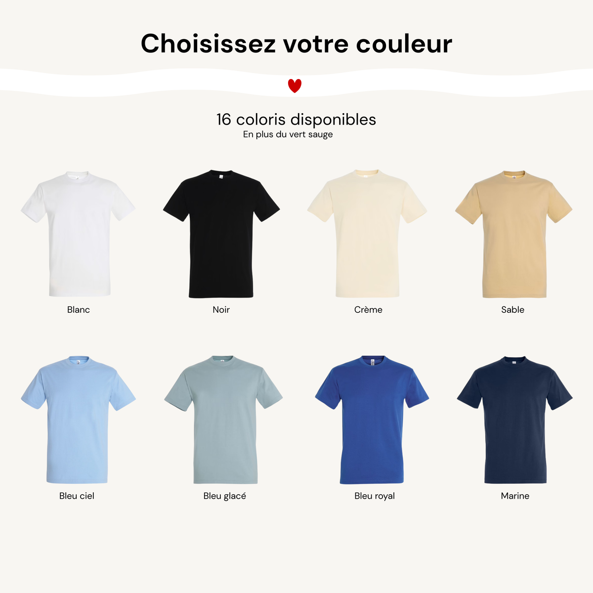 T-shirt lendemain de mariage - Madame / Monsieur (AUTRES COULEURS)