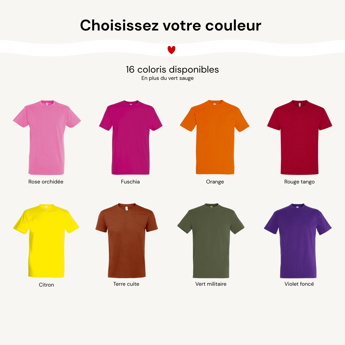 T-shirt lendemain de mariage - Madame / Monsieur (AUTRES COULEURS)
