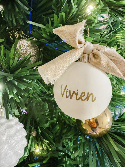 Boule de Noël personnalisée