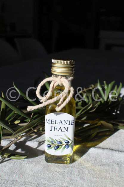 Fiole d'huile d'olive personnalisée - 20 ml