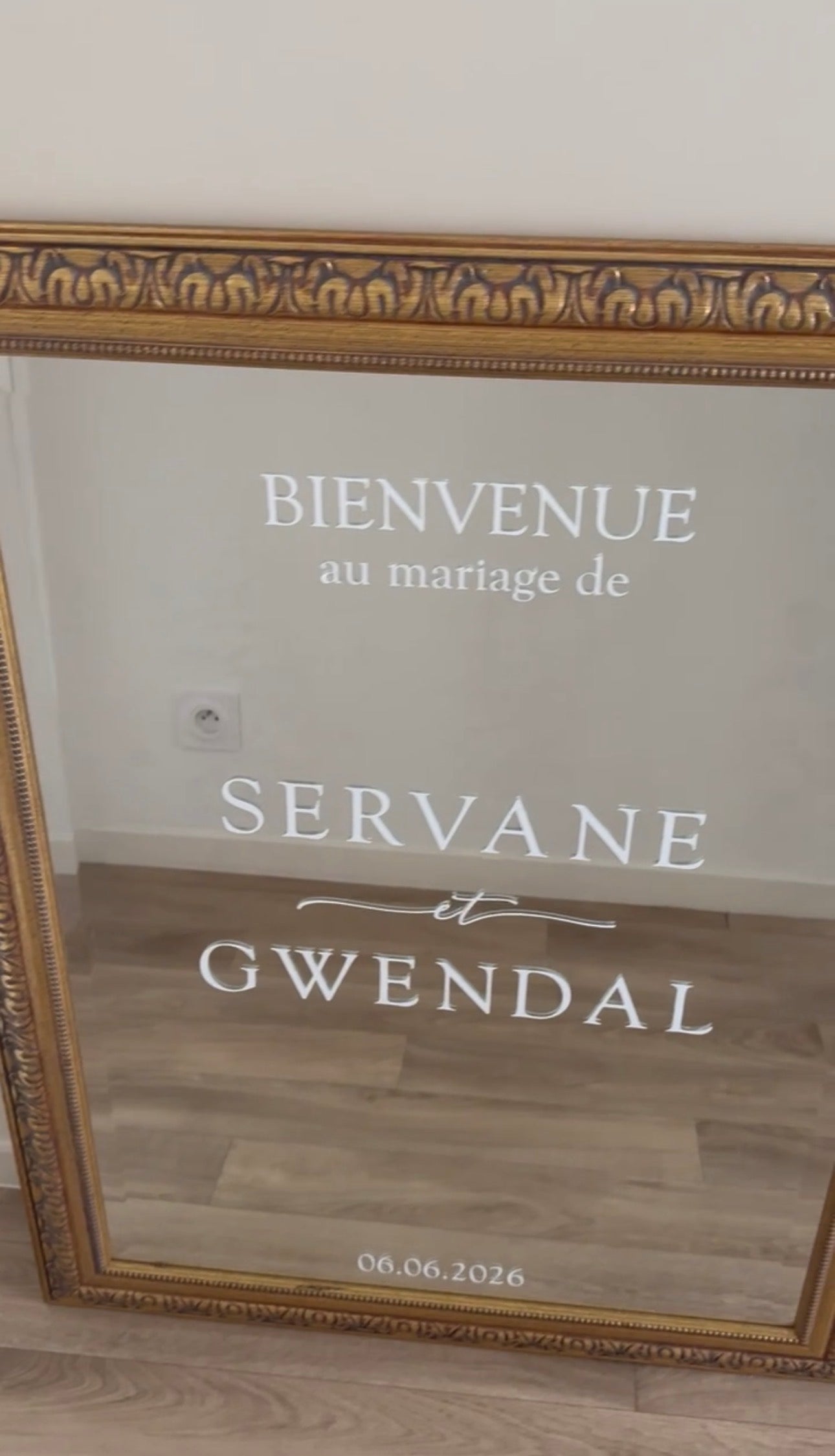 Sticker pour panneau de bienvenue