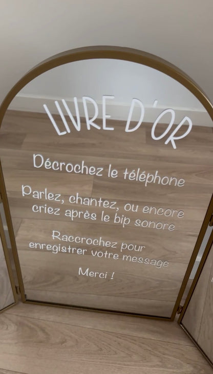 Sticker pour panneau de bienvenue