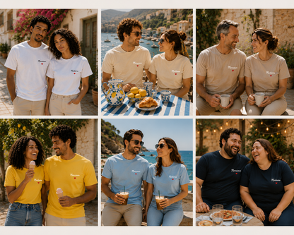 T-shirt lendemain de mariage - Madame / Monsieur (AUTRES COULEURS)