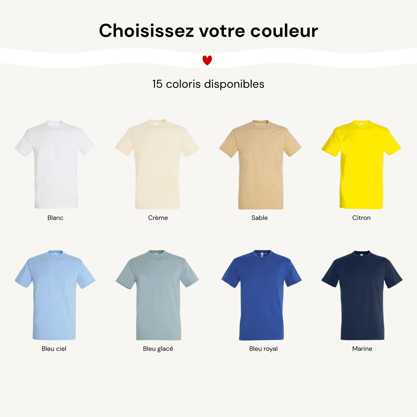 T-shirt lendemain de mariage - Madame / Monsieur (AUTRES COULEURS)
